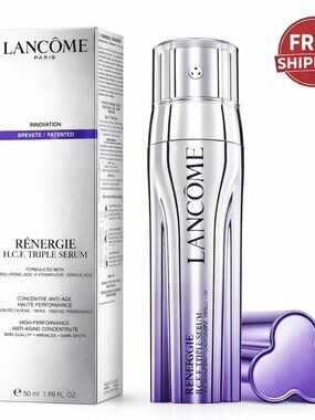 Lancome Renergie HCF Triple Serum 1.69oz 50ml Anti Aging Brightening New Box